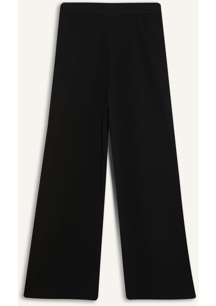 Wide Leg Geniş Bol Paça Triko Pantolon F1102AX25AU