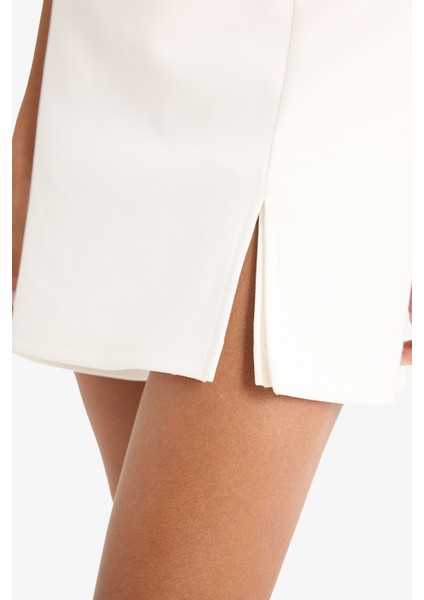 Normal Bel Basic Düz Şort Etek C1860AX25SP