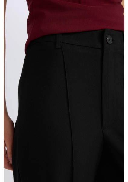 Wide Leg Klasik Kumaş Pantolon Normal Bel Geniş Paça Standart Boy E1518AX24WN indirimleri