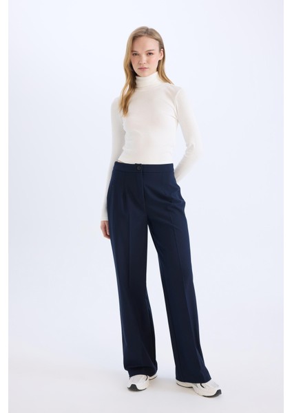 Wide Leg Yüksek Bel Standart Boy Kumaş Pantolon C6402AX25SP indirimleri