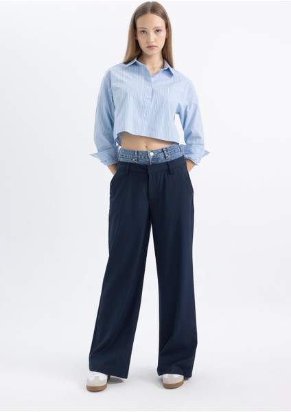 Coool Wide Leg Geniş Paça Yüksek Bel Palazzo Pantolon C2624AX24SP