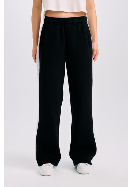 Regular Fit Kalın Eşofman Altı Beli Lastikli Basic Düz Geniş Bol Paça E4900AX24CW modelleri