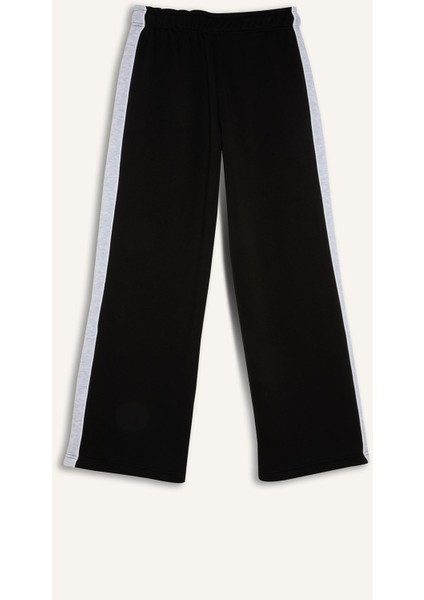 Regular Fit Kalın Eşofman Altı Beli Lastikli Basic Düz Geniş Bol Paça E4900AX24CW