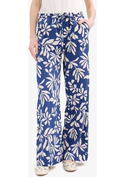 Regular Fit Desenli Cep Detaylı Düz Paça Keten Karışımlı Pantolon E7329AX25SM modelleri