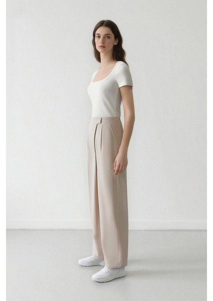 Beli Lastikli Keten Karışımlı Harem Pantolon C2100AX24SP fırsatları