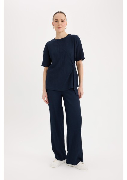 Bürümcük Pantolon Wide Leg Geniş Bol Paça Esnek Belli C0200AX25SP modelleri