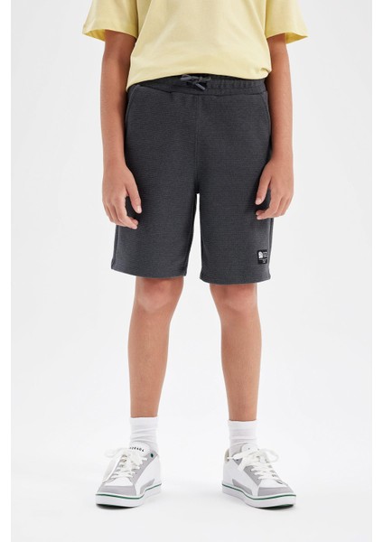 Erkek Çocuk Dokuma Etiketli Şort D4021A824HS indirimleri