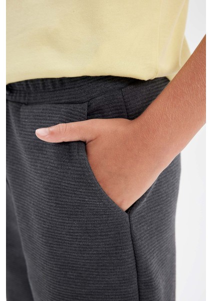 Erkek Çocuk Dokuma Etiketli Şort D4021A824HS