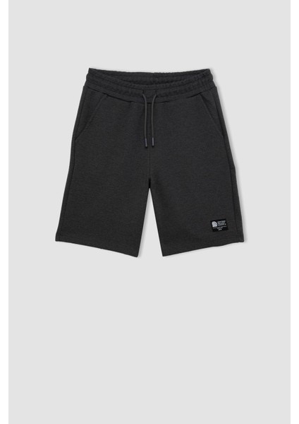 Erkek Çocuk Dokuma Etiketli Şort D4021A824HS