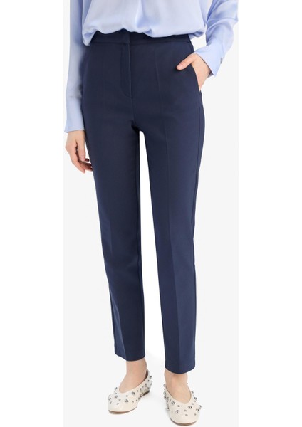 Chino Kumaş Pantolon Yüksek Bel Düz Paça E5458AX25SP indirimleri