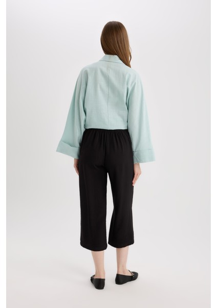 Beli Lastikli Basic Düz Cepli Kapri E4390AX25SM indirimleri