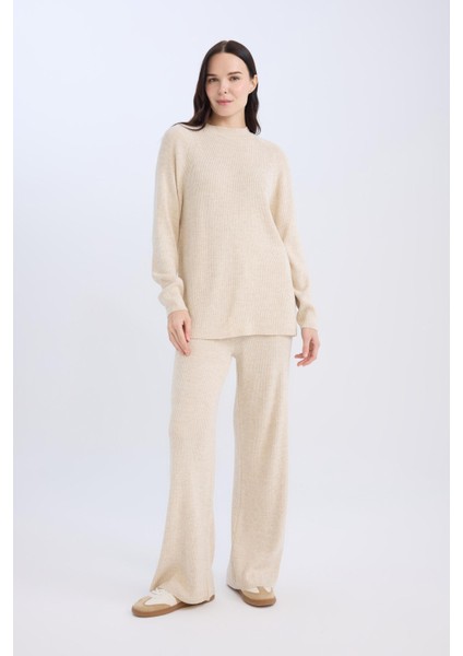 Triko Pantolon Regular Fit Basic Düz Beli Lastikli Düz Paça D6912AX24WN fırsatları