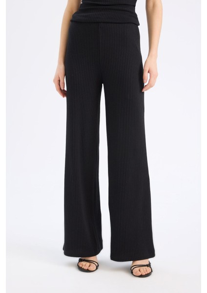 Slim Fit Dar Kesim Fitilli Kaşkorse Basic Düz Pantolon E5783AX25SP