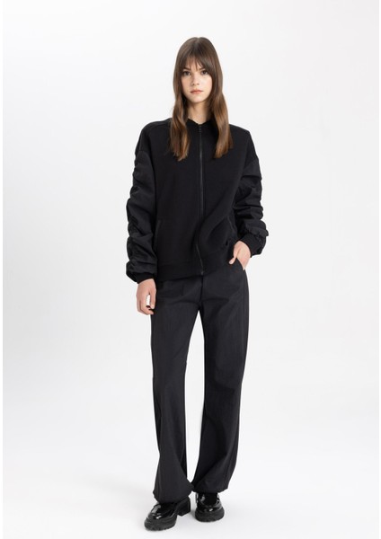 Jogger Eşofman Altı Basic Düz Beli Lastikli Ayarlanabilir Lastik Paçalı Cepli C0122AX24SP fırsatları