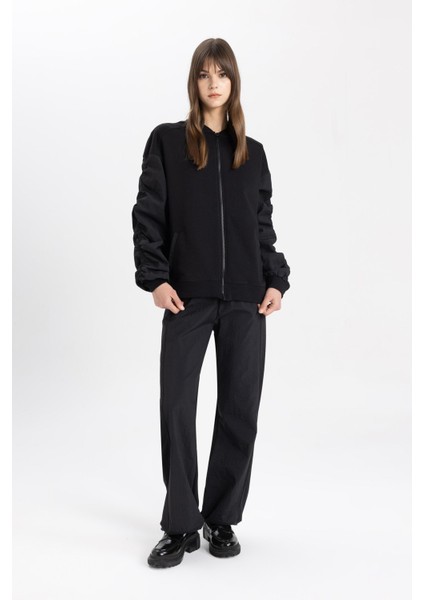 Jogger Eşofman Altı Basic Düz Beli Lastikli Ayarlanabilir Lastik Paçalı Cepli C0122AX24SP indirimleri