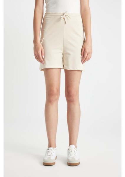 Düz Paça Beli Bağcıklı Kalın Şort C9309AX24SM modelleri