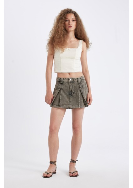 Yüksek Bel Jean Şort B8115AX24HS fiyatları