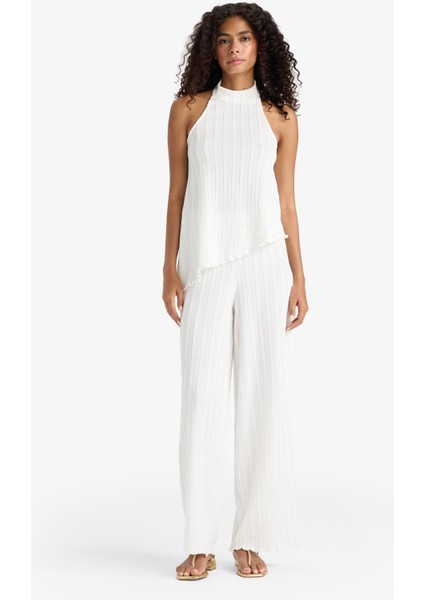 Wide Leg Bürümcük Geniş Paça Pantolon F6172AX25SM