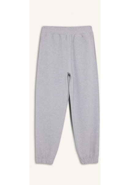 Coool Basic Düz Jogger Eşofman Altı Beli Paçası Lastikli E1478AX24WN