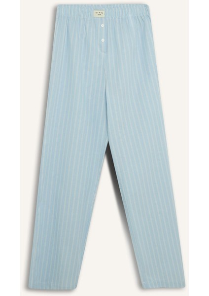 Uzun Boy Poplin Pijama Altı-Fall in Love E7653AX25SP