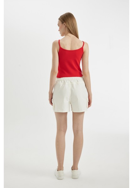 Coool %100 Pamuk Regular Fit Normal Bel Kısa Paça Gabardin Şort A3688AX24HS