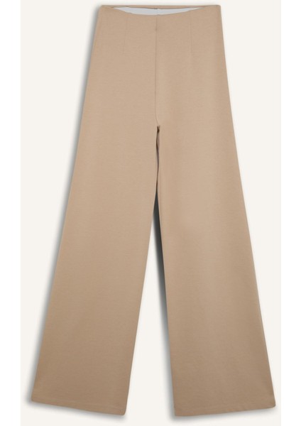 Wide Leg Standart Boy Basic Düz Geniş Bol Paça Eşofman Altı E7952AX25SP