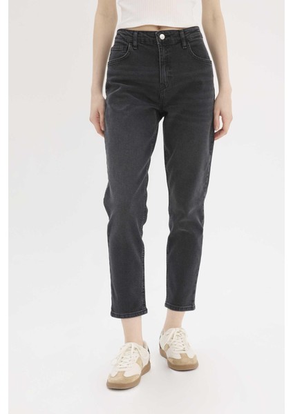 Lina Comfort Mom Normal Bel Düz Paça Jean Kar Yıkamalı Pantolon D7944AX25SP fırsatları