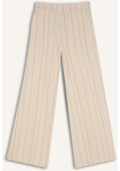 Kız Çocuk Wide Leg Geniş Paça Pamuklu Pantolon D9132A825SP