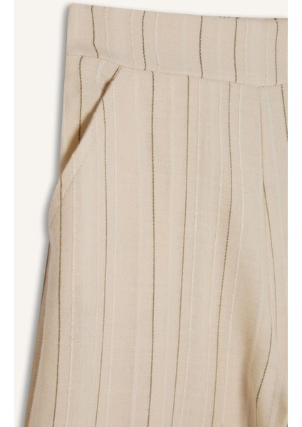 Kız Çocuk Wide Leg Geniş Paça Pamuklu Pantolon D9132A825SP