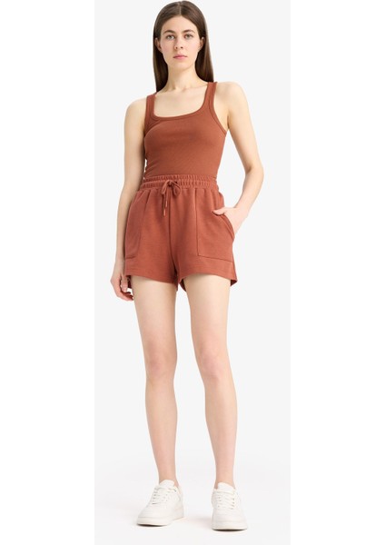 Regular Fit Beli Bağcıklı Cepli Şort D3327AX25SP modelleri