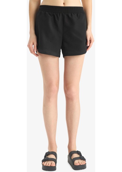 Regular Fit Deniz Şortu-Fall in Love B7210AX25SM fırsatları