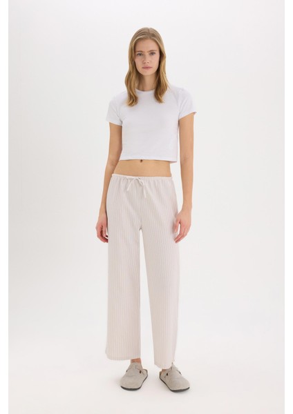 Regular Fit Uzun Boy Poplin Alt-Fall in Love E3472AX25SP