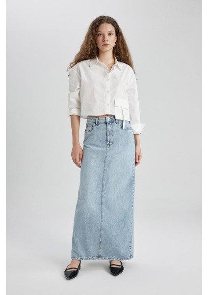 Long Fit Jean Uzun Boy Etek C3376AX24SP fiyatları