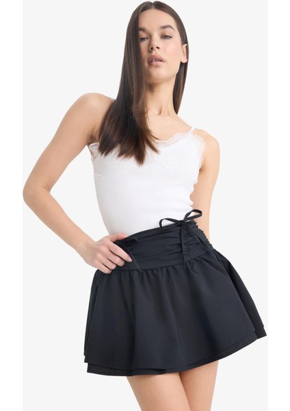 Coool A Kesim Normal Bel Penye Astar Poplin Mini Etek E7588AX25SP fırsatları