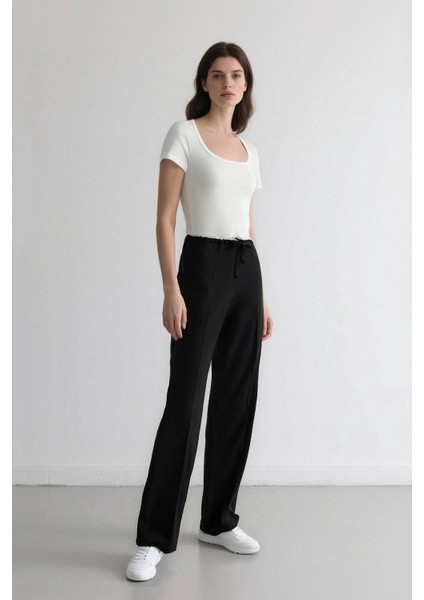 Wide Leg Kumaş Pantolon Normal Bel Geniş Cepli Pensli Bol Paça E2470AX24WN fiyatları