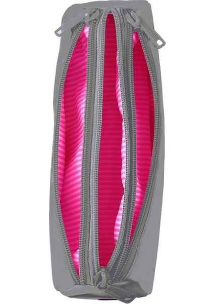 Leopar Kalp Desenli Kız Çocuk Üç Bölmeli Kalem Çantası 6004 fırsatları