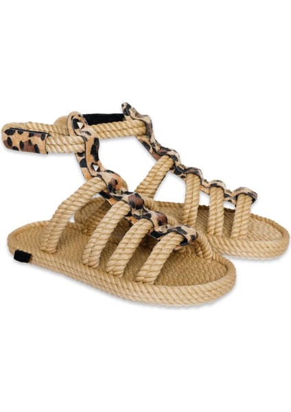 Serengeti Kadın Bej Leopar Sandalet Srgleo-12 fiyatları