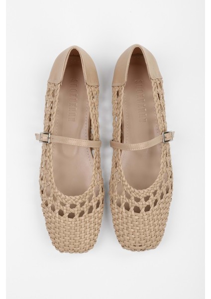 Kadın Miela Ten Cilt Tokalı Örgü Babet fiyatları