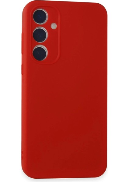 Samsung Galaxy A35 5g Kılıf First Silikon - Kırmızı