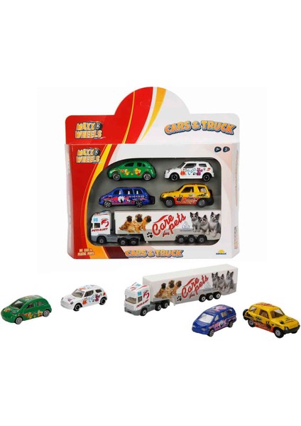 Die Cast 5'li Araç Seti - Petshop