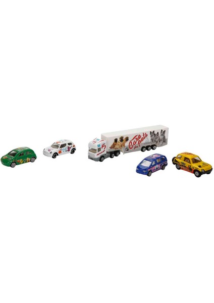 Die Cast 5'li Araç Seti - Petshop modelleri