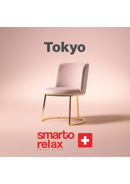Smarto-Tokyo Pembe 2li Sandalye
