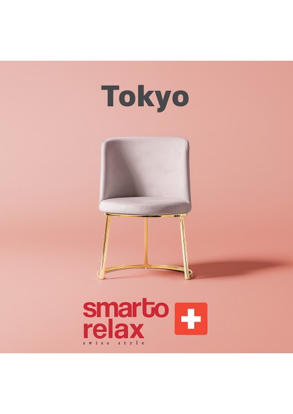 Smarto-Tokyo Pembe 2li Sandalye modelleri