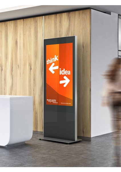 C01 55" Digital Signage Totem + iiYama LH5560UHS-B1AG Signage Monitör modelleri