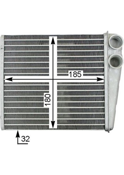 Kalorifer Radyatörü Caddy Iıı-Golf V-Vı-Jetta Iıı-Octavıa-Touran-Altea-Leon-A3-Q3-To Ledo