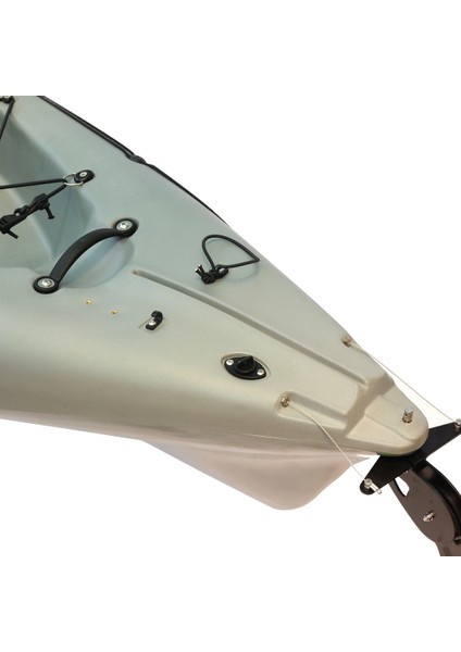 Fishman Balıkçı Kanosu Amatör Tek Kişilik Kano Yeşil Gri Siyah