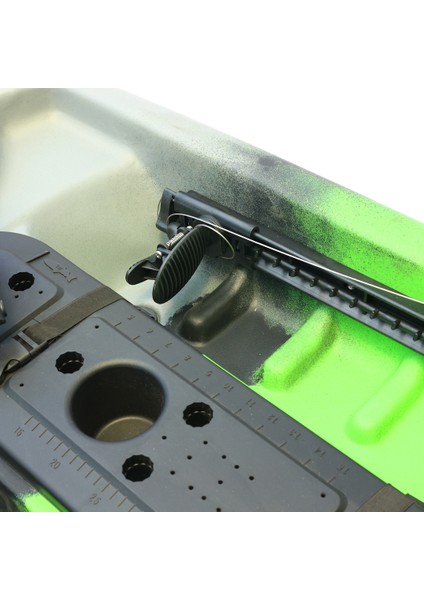 Fishman Balıkçı Kanosu Amatör Tek Kişilik Kano Yeşil Gri Siyah