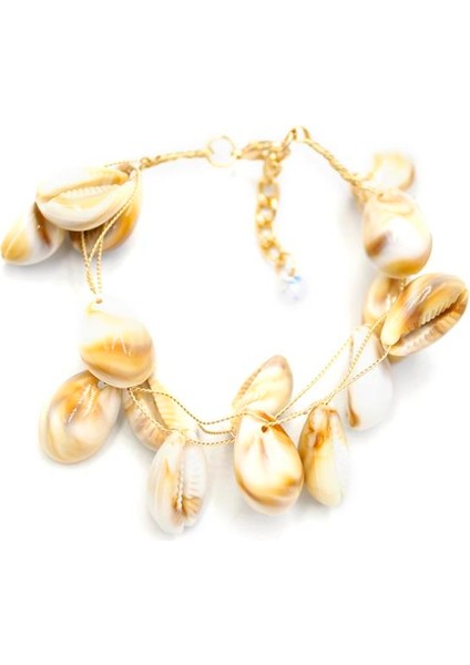 Deniz Kabuğu Bileklik - Kahverengi fiyatları