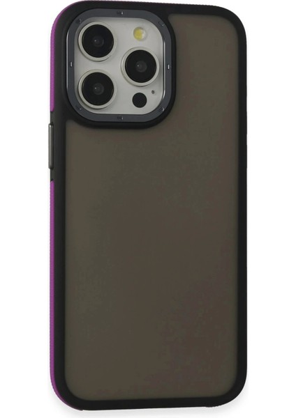 iPhone 15 Pro Harvel Kapak - Derin Mor