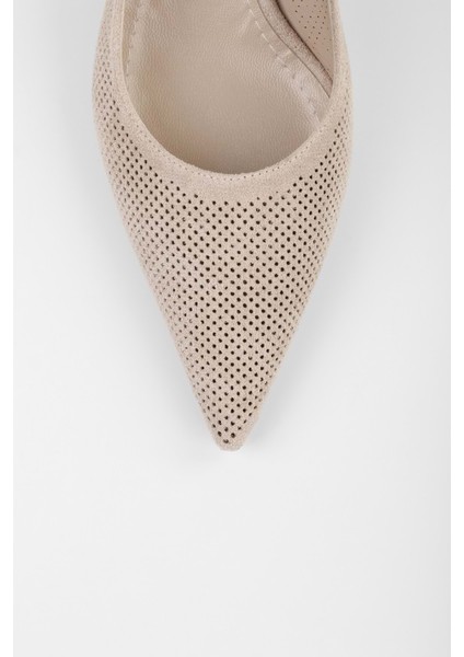 Kadın Vanie Ten Süet Lazer Delikli Stiletto fiyatları